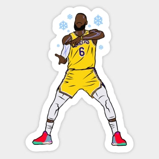 LeBron James Ice In My Veins Sticker